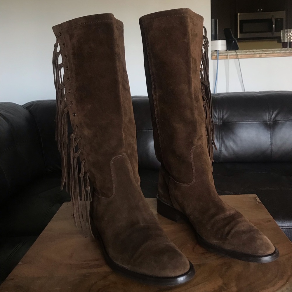 Authentic Coach Fringe Boots